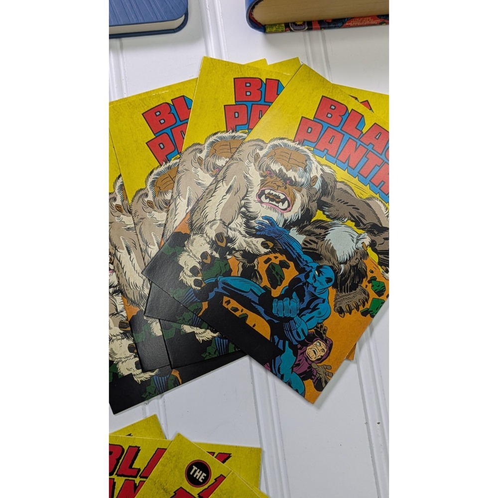 Marvel Comics The Black Panther Deluxe Note Card Set Book Box Stickers New 2018 - Picture 10 of 16